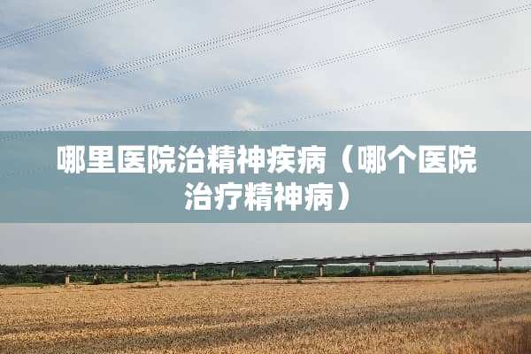 哪里医院治精神疾病（哪个医院治疗精神病）
