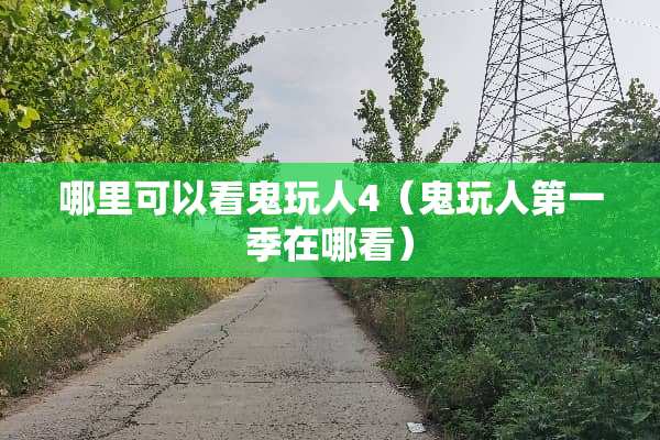 哪里可以看鬼玩人4（鬼玩人第一季在哪看）