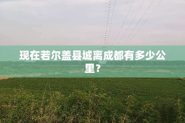 现在若尔盖县城离成都有多少公里？