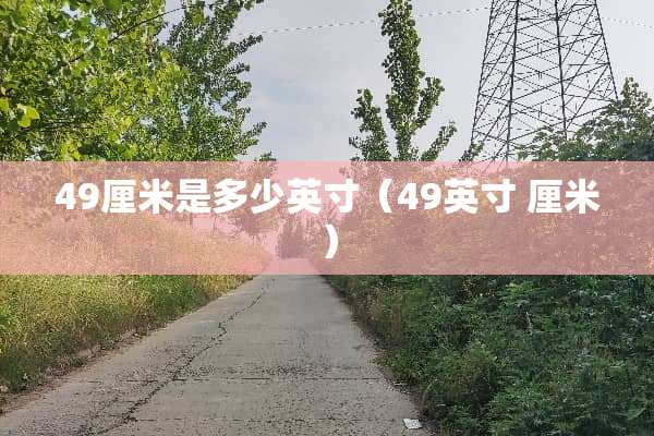49厘米是多少英寸（49英寸 厘米）