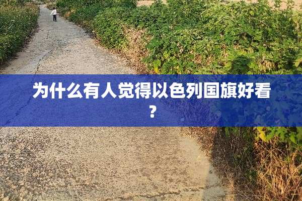 为什么有人觉得以色列国旗好看？