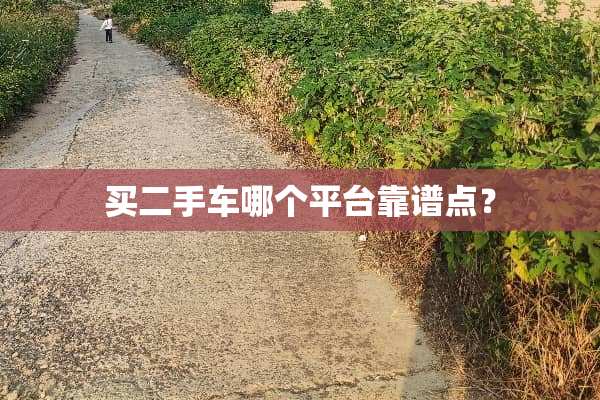 买二手车哪个平台靠谱点？