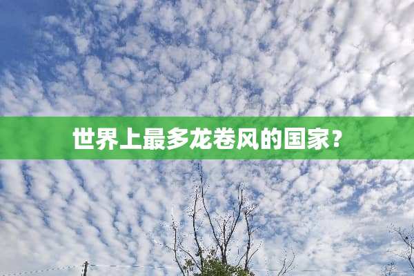世界上最多***的国家？