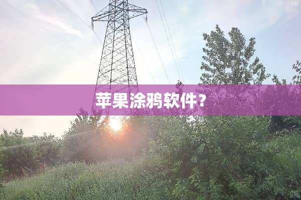 苹果涂鸦软件？