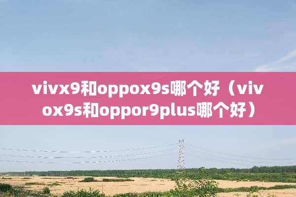 vivx9和oppox9s哪个好（vivox9s和oppor9plus哪个好）