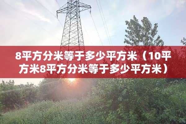 8平方分米等于多少平方米（10平方米8平方分米等于多少平方米）