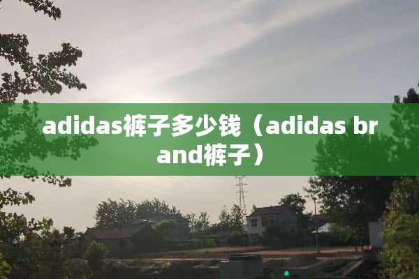 adidas裤子多少钱（adidas brand裤子）
