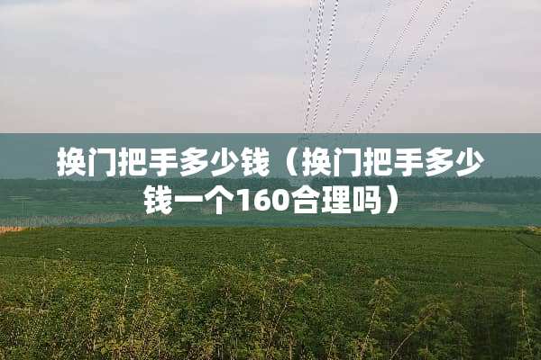 换门把手多少钱（换门把手多少钱一个160合理吗）