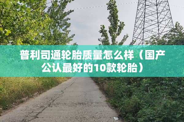 普利司通轮胎质量怎么样（国产公认最好的10款轮胎）