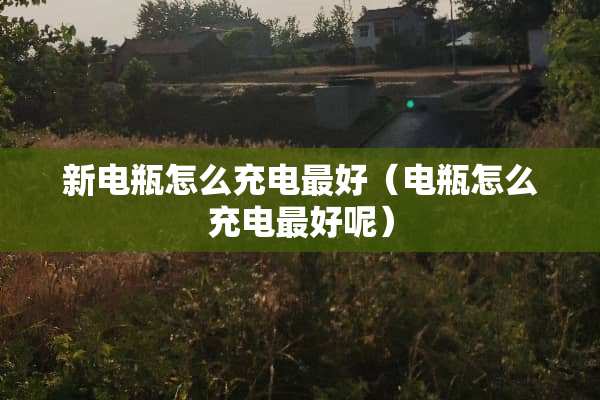 新电瓶怎么充电最好（电瓶怎么充电最好呢）