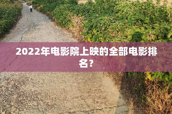 2022年电影院上映的全部电影排名？