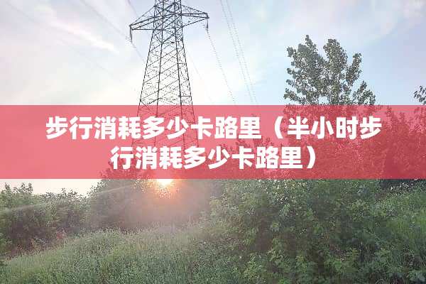 步行消耗多少卡路里（半小时步行消耗多少卡路里）