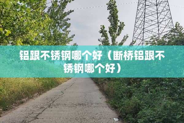 铝跟不锈钢哪个好（断桥铝跟不锈钢哪个好）