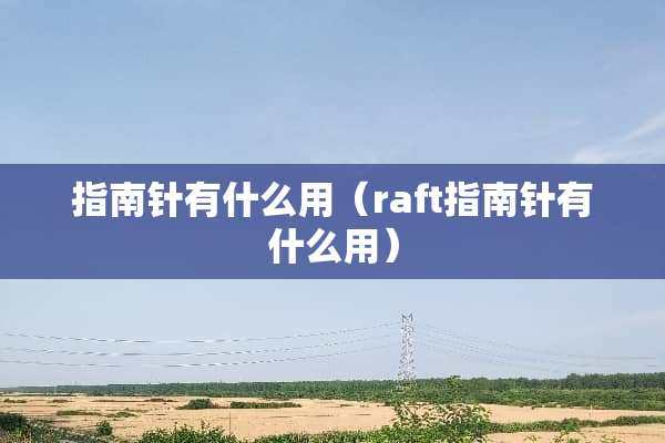指南针有什么用（raft指南针有什么用）