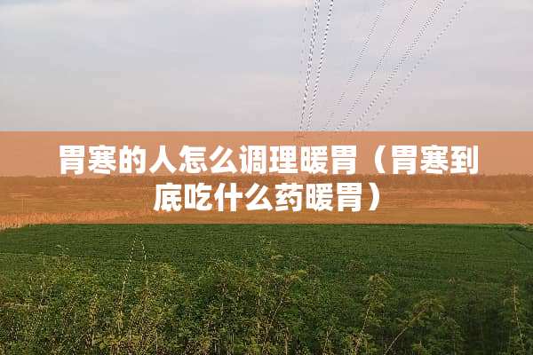 胃寒的人怎么调理暖胃（胃寒到底吃什么药暖胃）