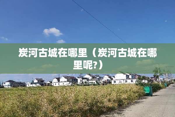炭河古城在哪里（炭河古城在哪里呢?）