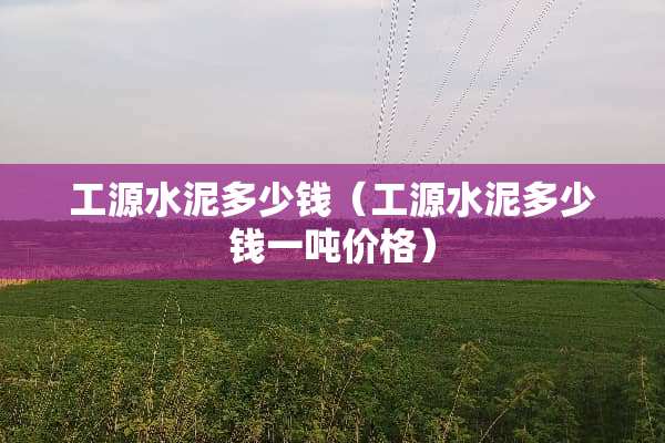 工源水泥多少钱（工源水泥多少钱一吨价格）