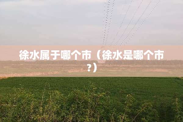 徐水属于哪个市（徐水是哪个市?）