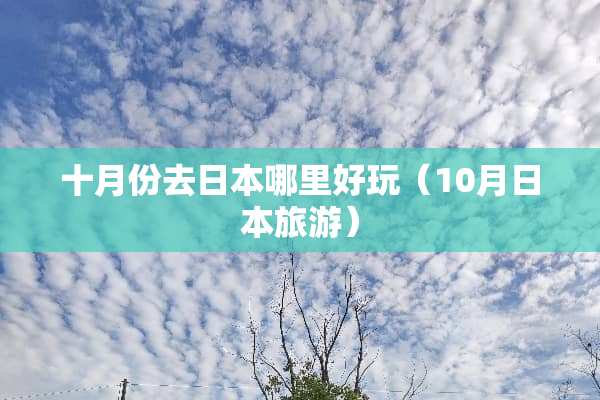 十月份去日本哪里好玩（10月日本旅游）