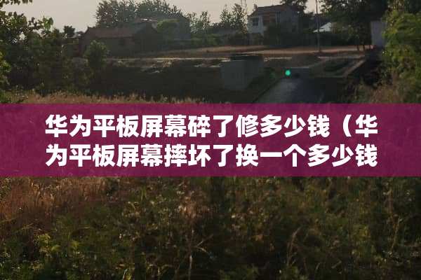 华为平板屏幕碎了修多少钱（华为平板屏幕摔坏了换一个多少钱）