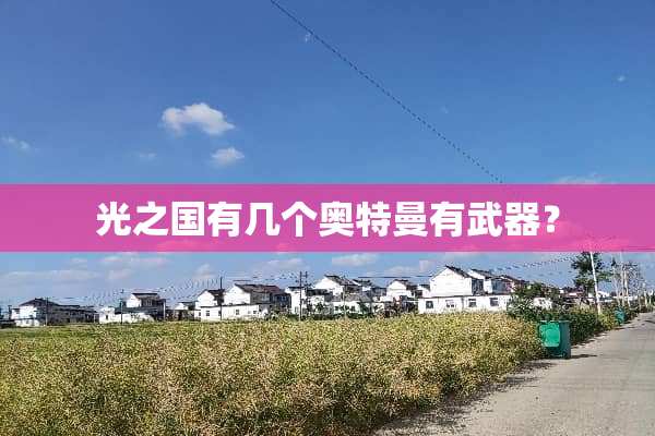 光之国有几个奥特曼有**？