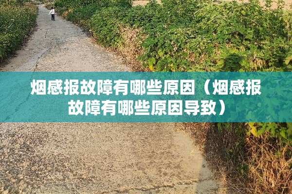 烟感报故障有哪些原因（烟感报故障有哪些原因导致）