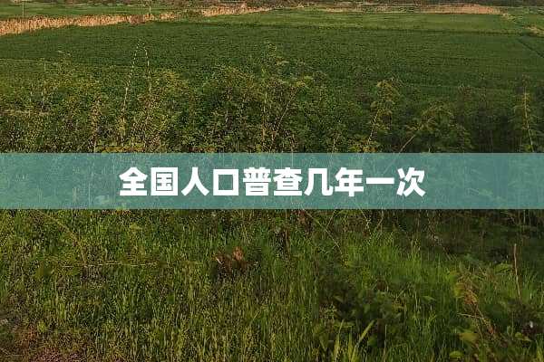 全国人口普查几年一次