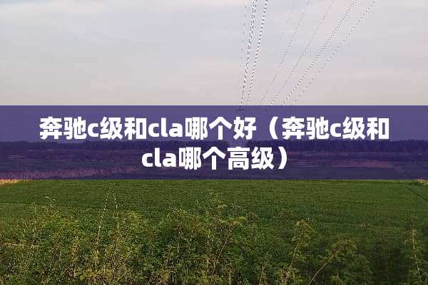 奔驰c级和cla哪个好（奔驰c级和cla哪个高级）