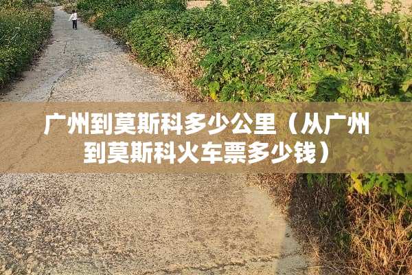 广州到莫斯科多少公里（从广州到莫斯科***多少钱）