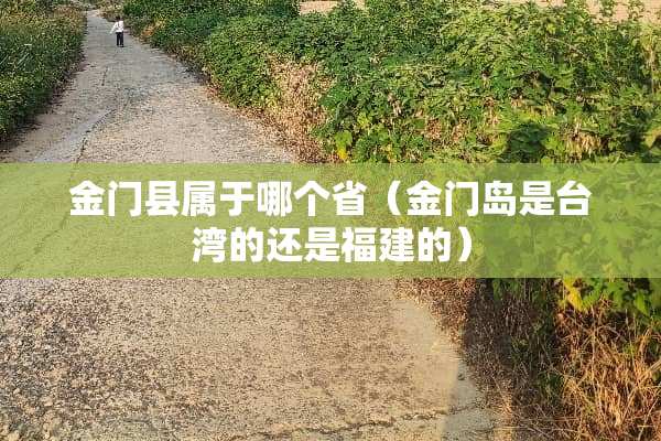 金门县属于哪个省（金门岛是**的还是福建的）