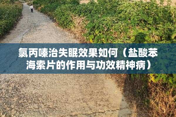 氯丙嗪治失眠效果如何（**苯海索片的作用与功效精神病）