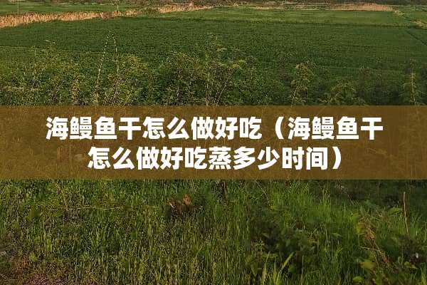 海鳗鱼干怎么做好吃（海鳗鱼干怎么做好吃蒸多少时间）