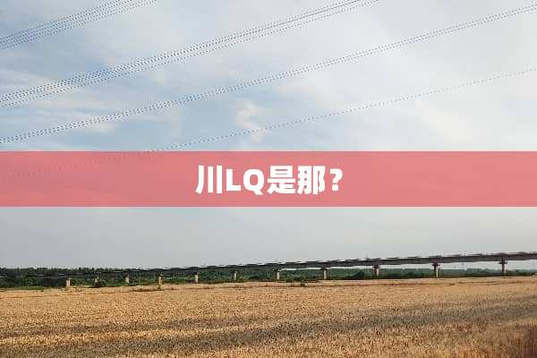 川LQ是那？