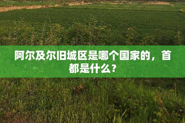 阿尔及尔旧城区是哪个国家的，首都是什么？