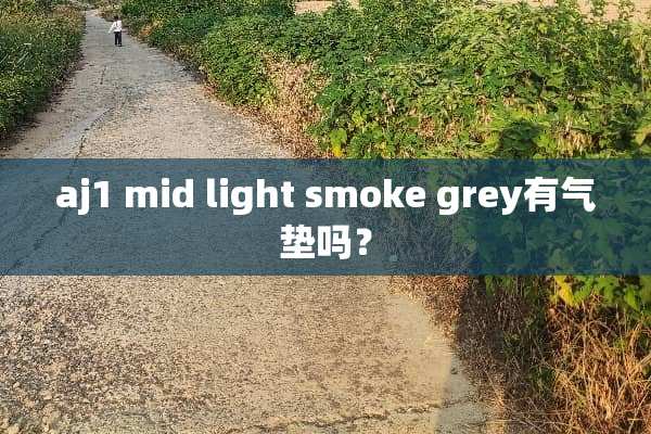 aj1 mid light smoke grey有气垫吗？