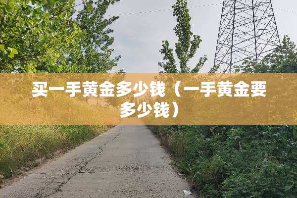买一手黄金多少钱（一手黄金要多少钱）