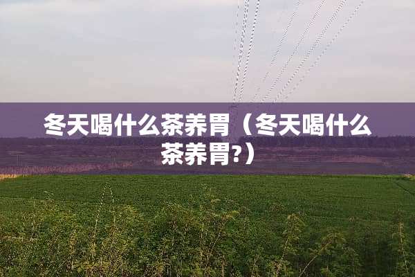 冬天喝什么茶养胃（冬天喝什么茶养胃?）