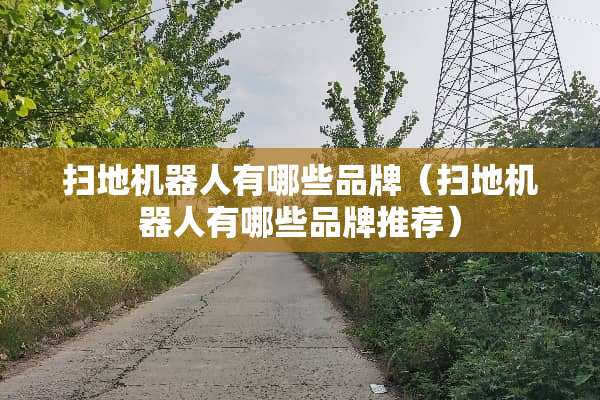 扫地机器人有哪些品牌（扫地机器人有哪些品牌推荐）