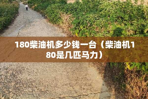 180柴油机多少钱一台（柴油机180是几匹马力）