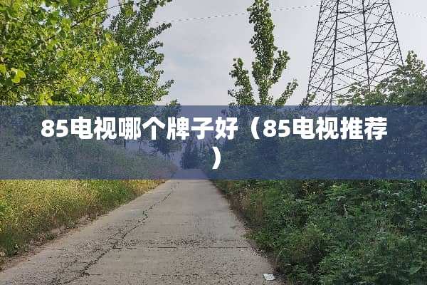 85电视哪个牌子好（85电视推荐）
