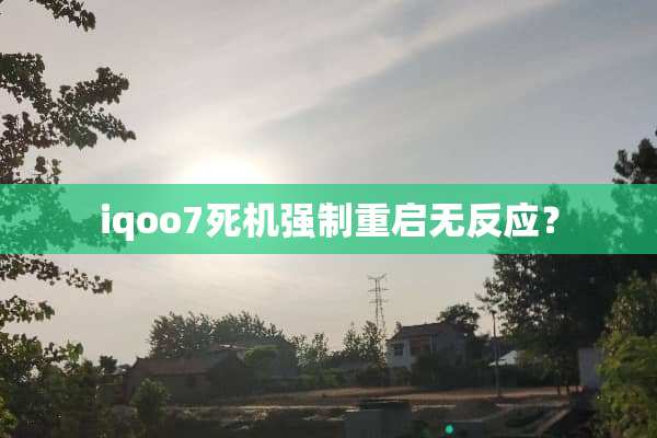 iqoo7死机强制重启无反应？