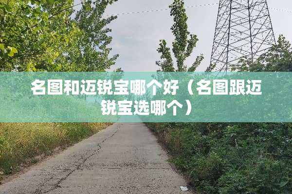 名图和迈锐宝哪个好（名图跟迈锐宝选哪个）