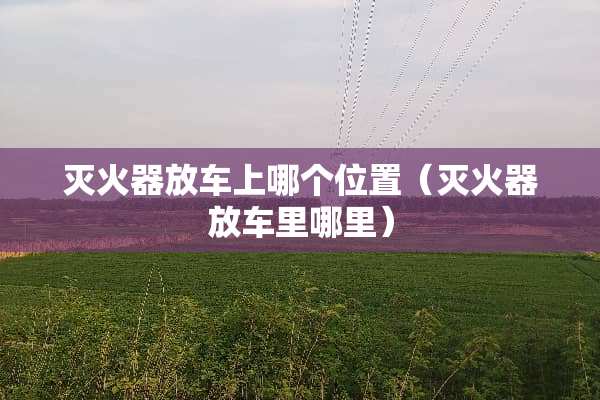 灭火器放车上哪个位置（灭火器放车里哪里）