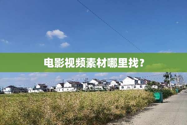 电影视频素材***？