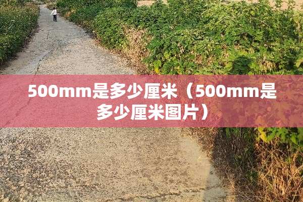 500mm是多少厘米（500mm是多少厘米图片）