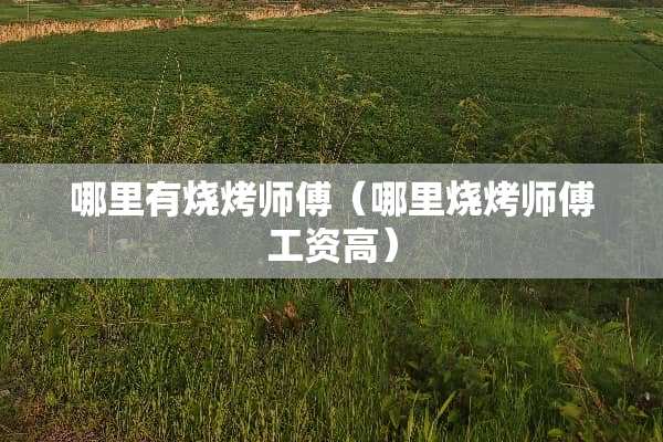 哪里有烧烤师傅（哪里烧烤师傅工资高）
