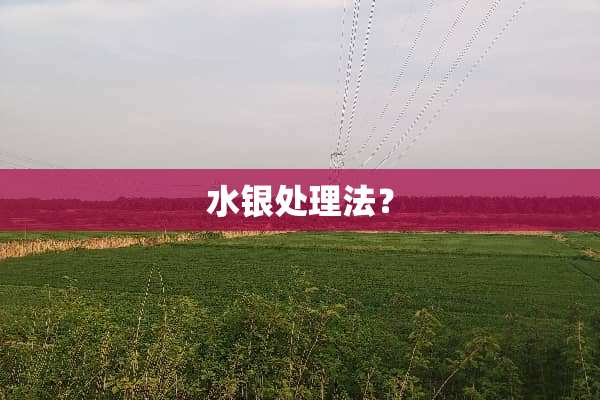 水银处理法？