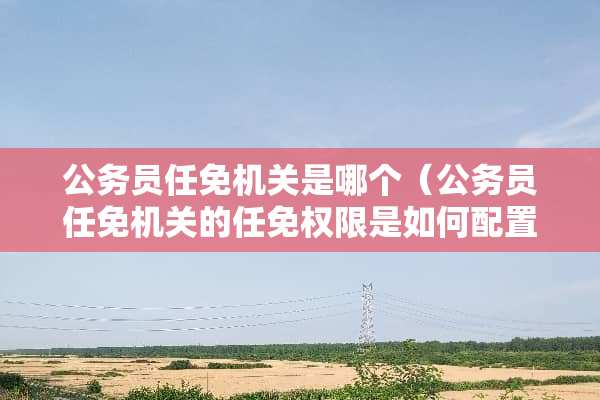 公务员任免机关是哪个（公务员任免机关的任免权限是如何配置的）