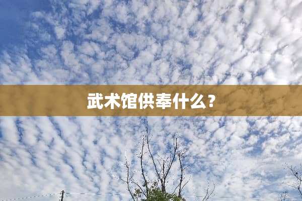 武术馆供奉什么？