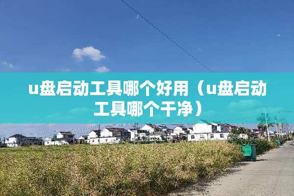 u盘启动工具哪个好用（u盘启动工具哪个干净）